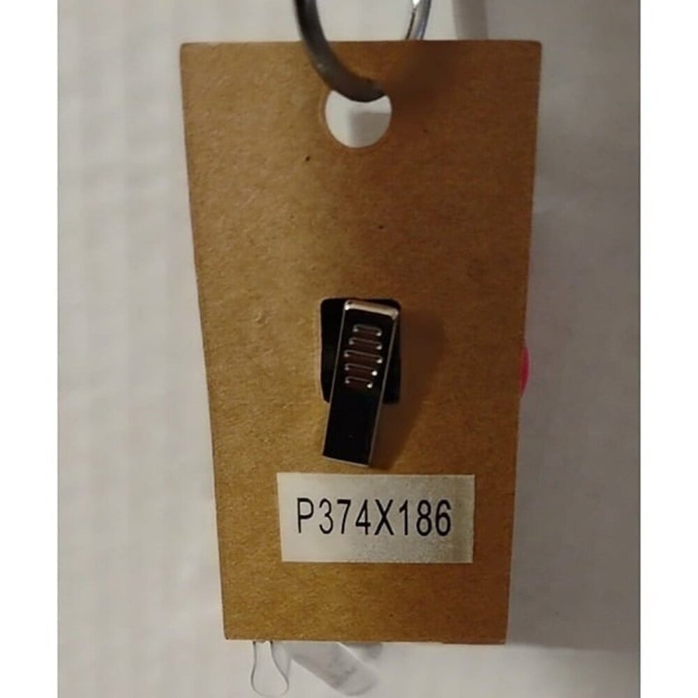Rainbow Heart ID Badge Reel With Clip For Lanyard Or Keychain - Picture 2 of 2